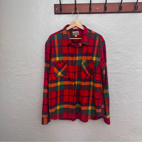 Midweight flannel workshirt in regenerative cotton - Picture 5 of 9